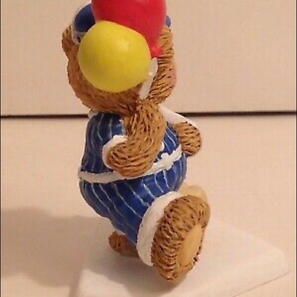 Brighter Days Bear in Baseball Uniform Figurine - Picture 5 of 12
